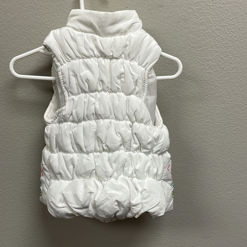 Kids Headquarters White Puffer Vest Sz 24m - Picture 5 of 5